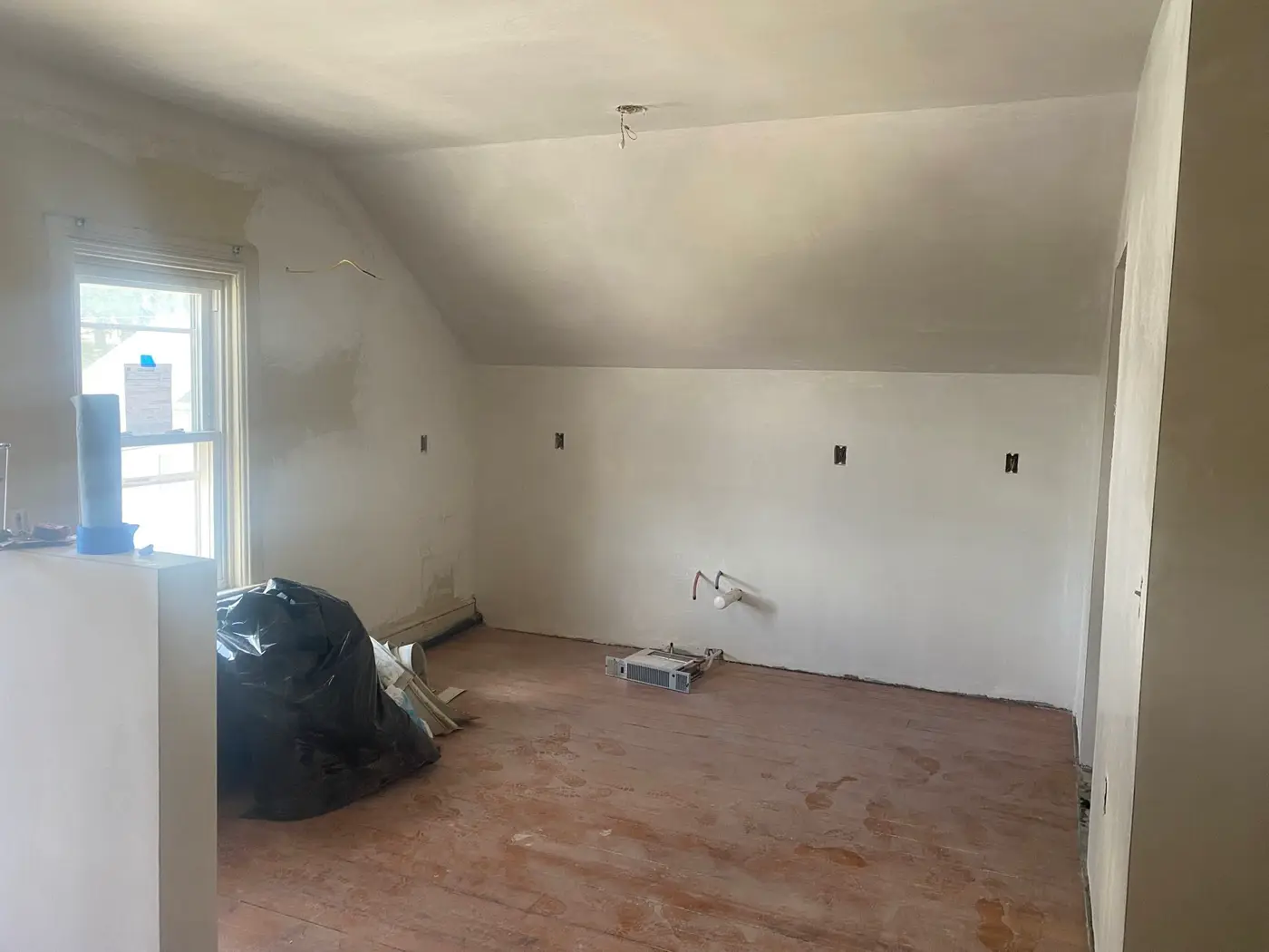 Finished interior room