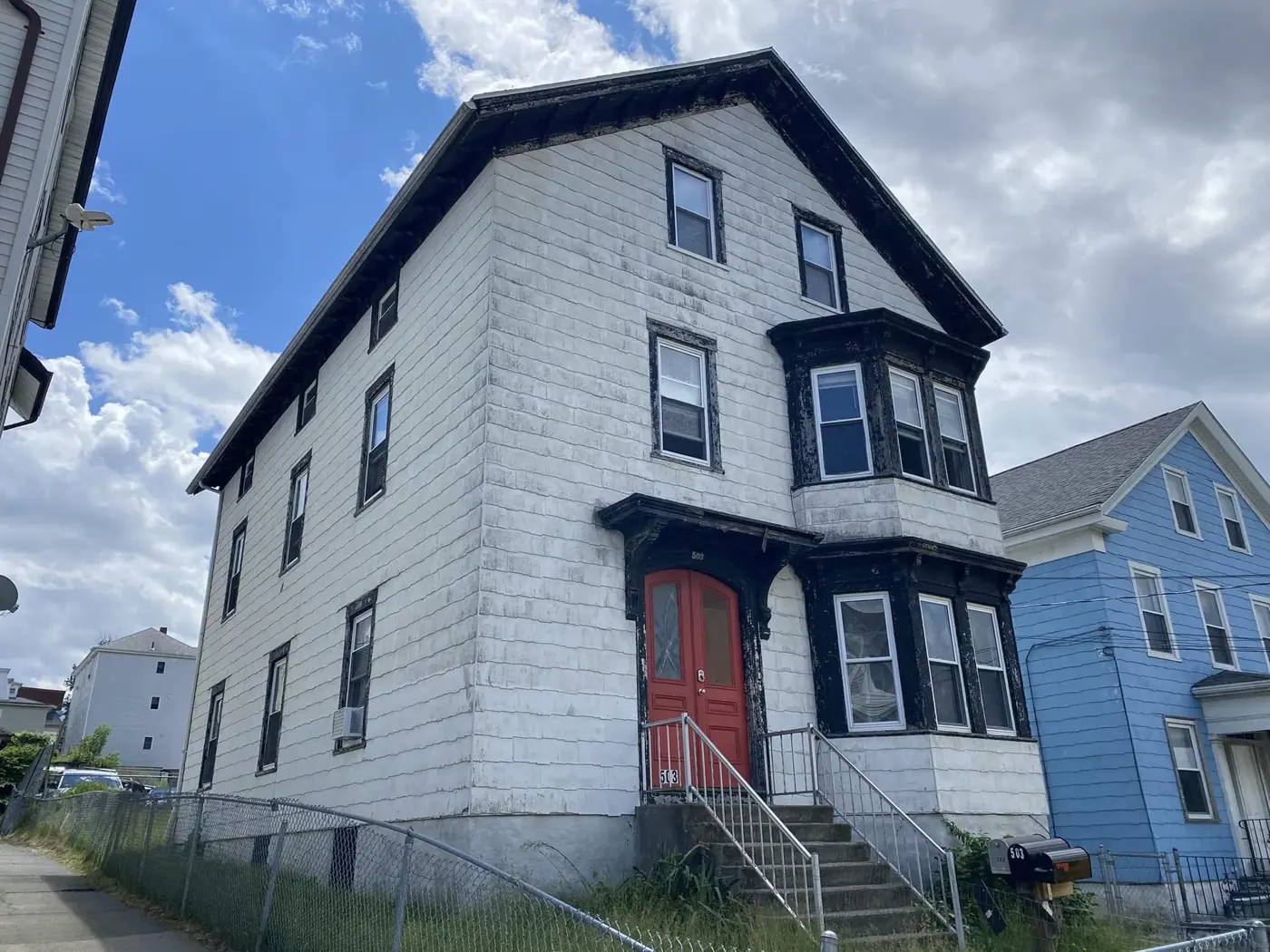 Painted house exterior